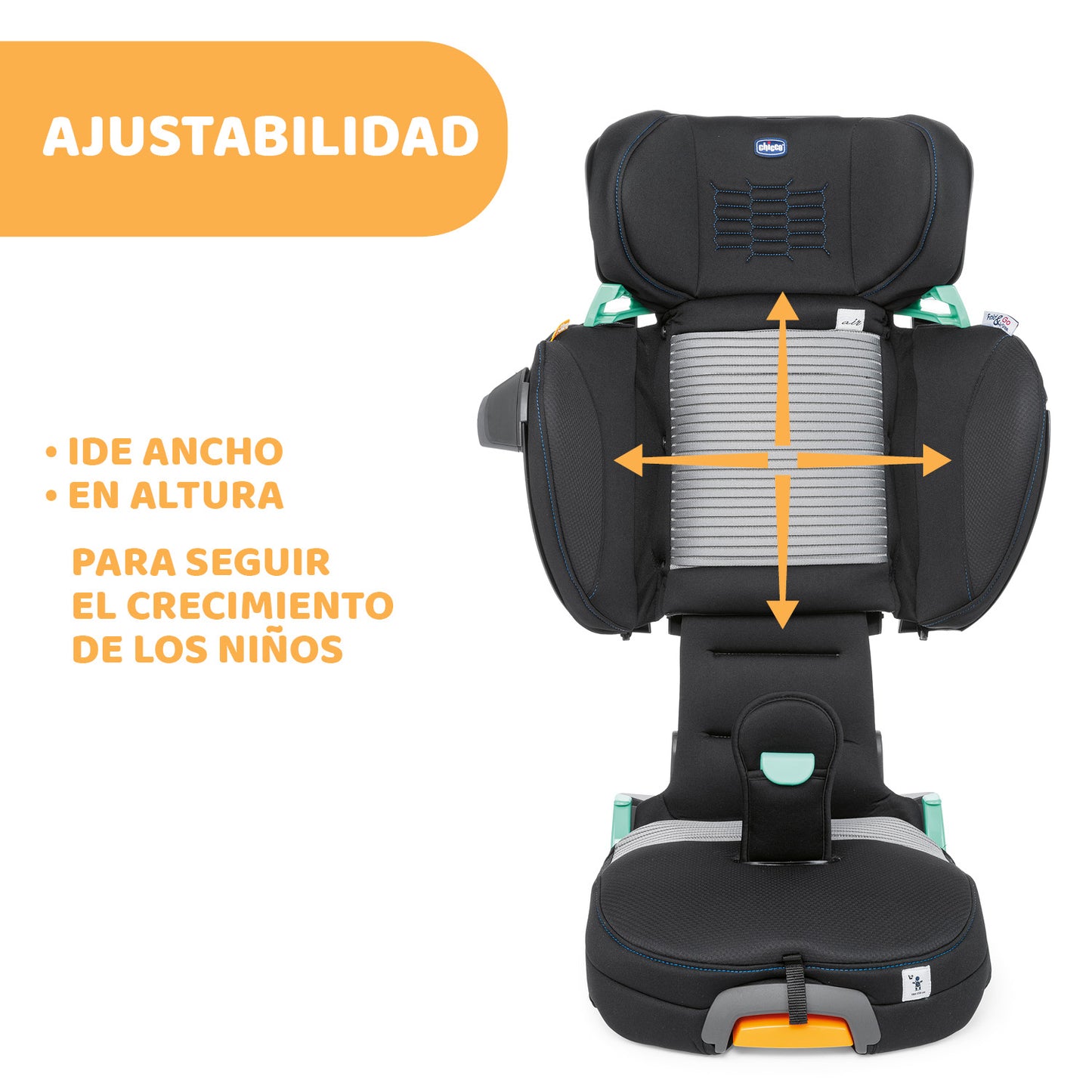 SILLA AUTO FOLD&GO I-SIZE BLACK