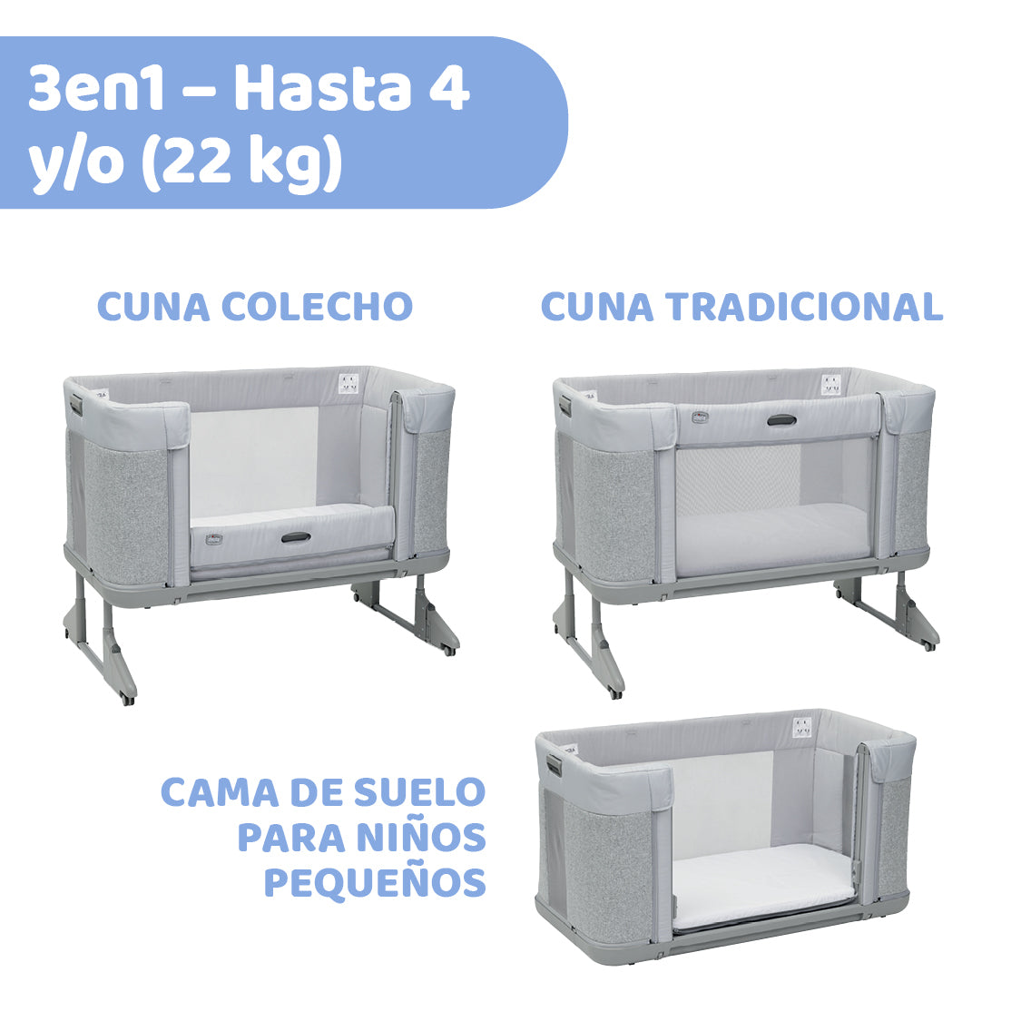 CUNA CO-SLEEPING N2M FOREVER ASH