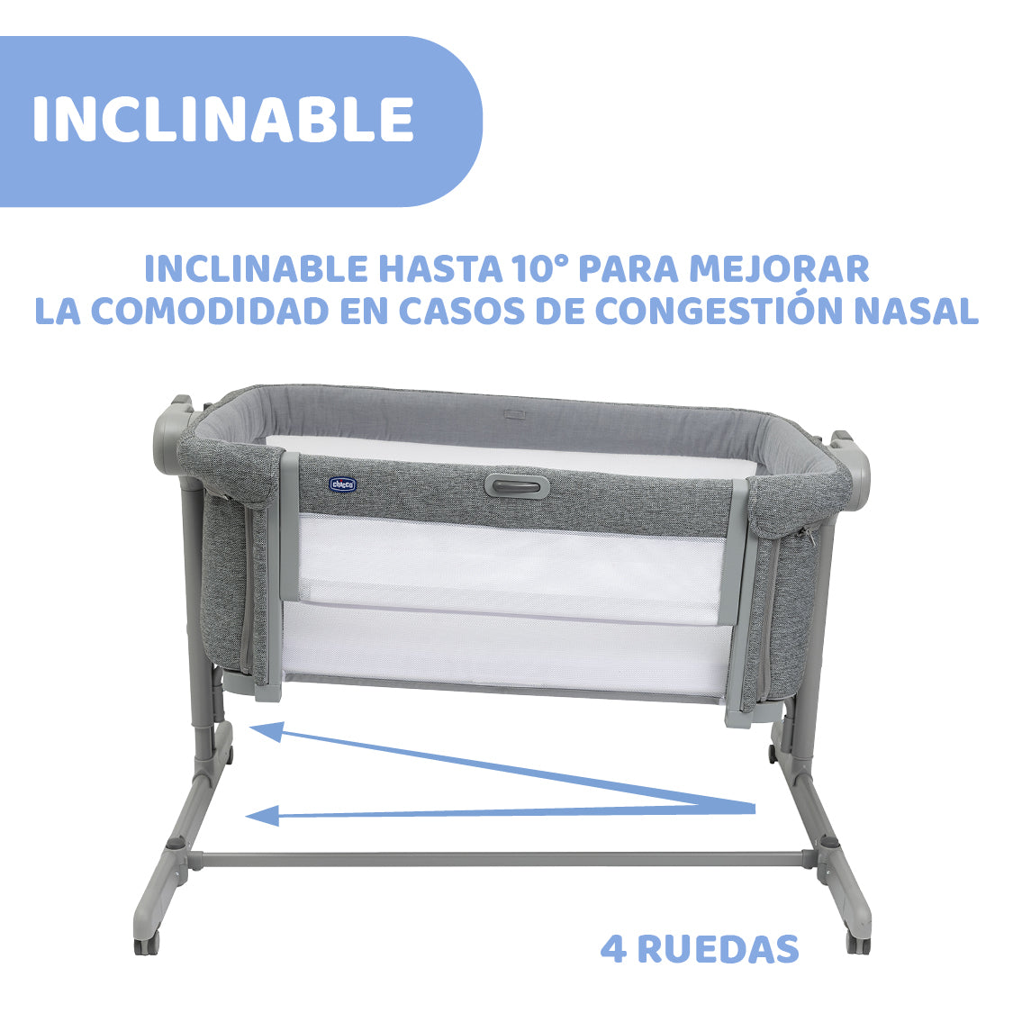 CUNA CO-SLEEP. NEXT2ME MAGIC EVO DARK GREY