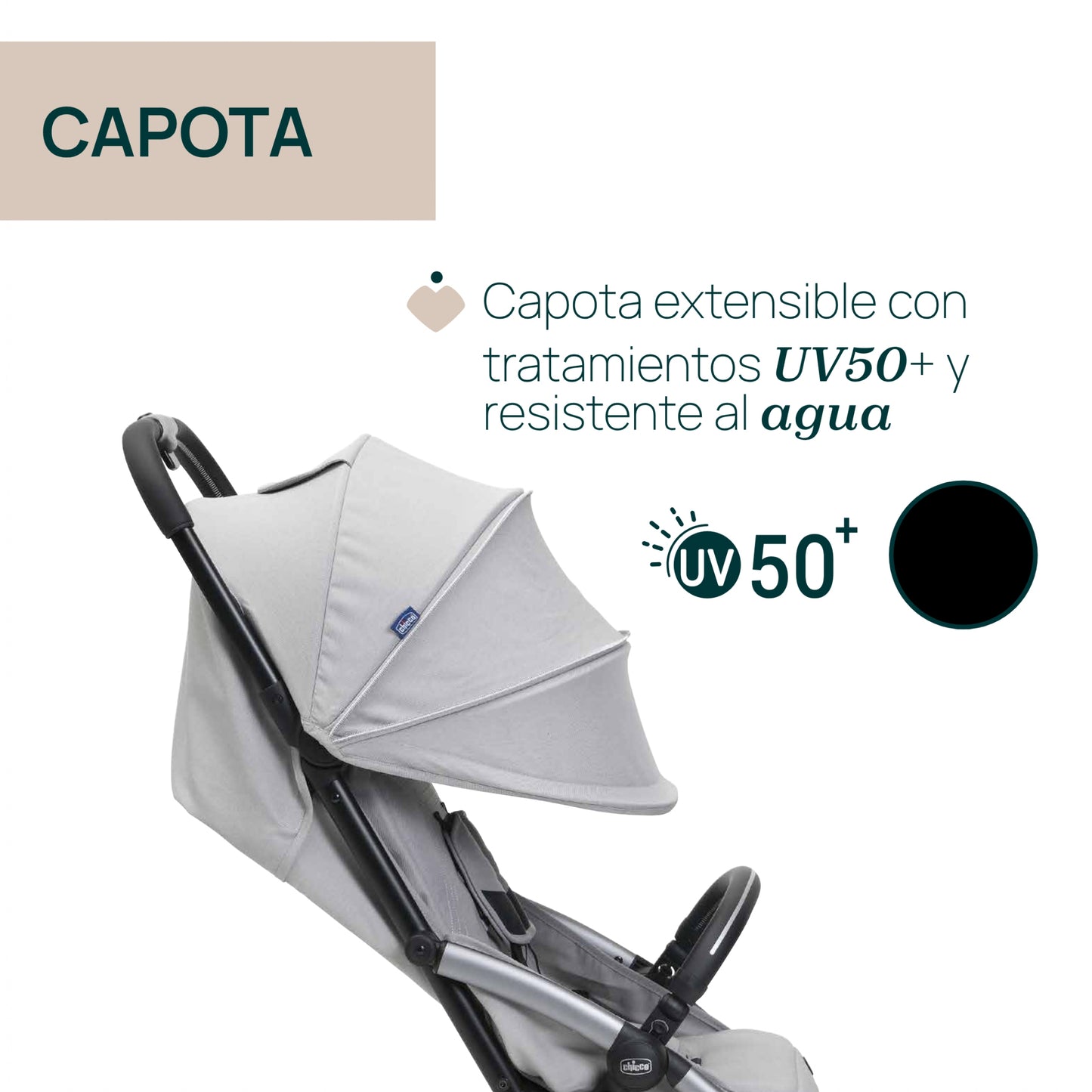 SILLA DE PASEO GOODY XPLUS PEARL GREY