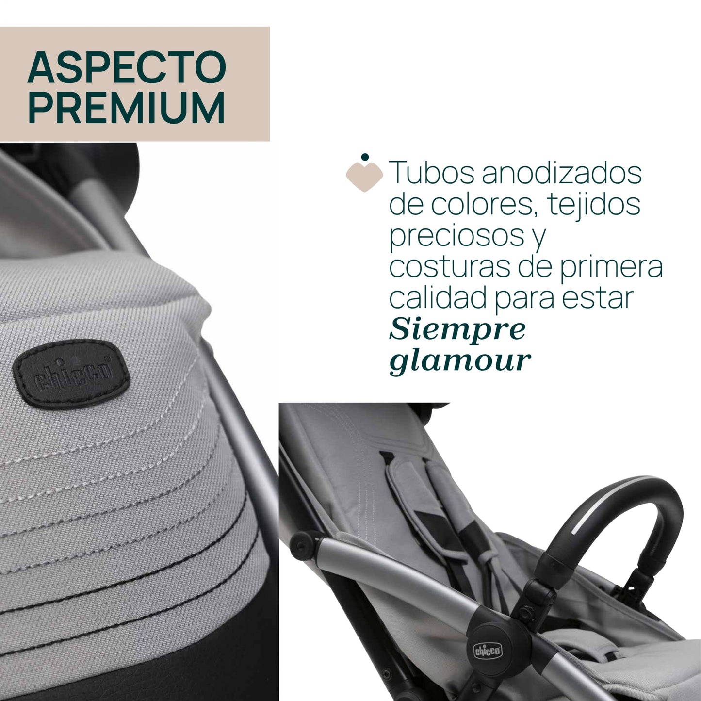 SILLA DE PASEO GOODY XPLUS PEARL GREY