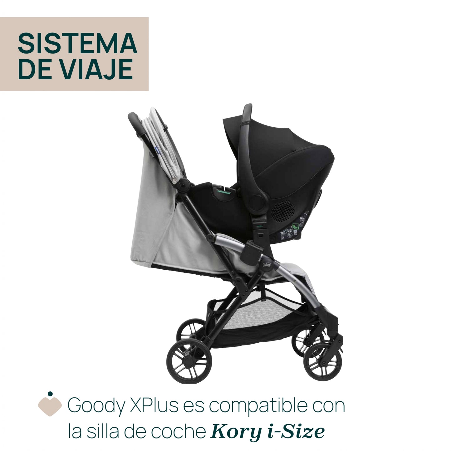 SILLA DE PASEO GOODY XPLUS PEARL GREY