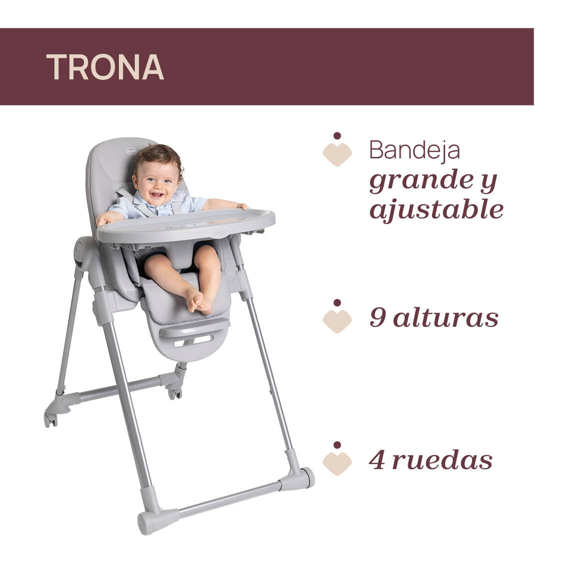 TRONA POLLY ARMONIA STEEL