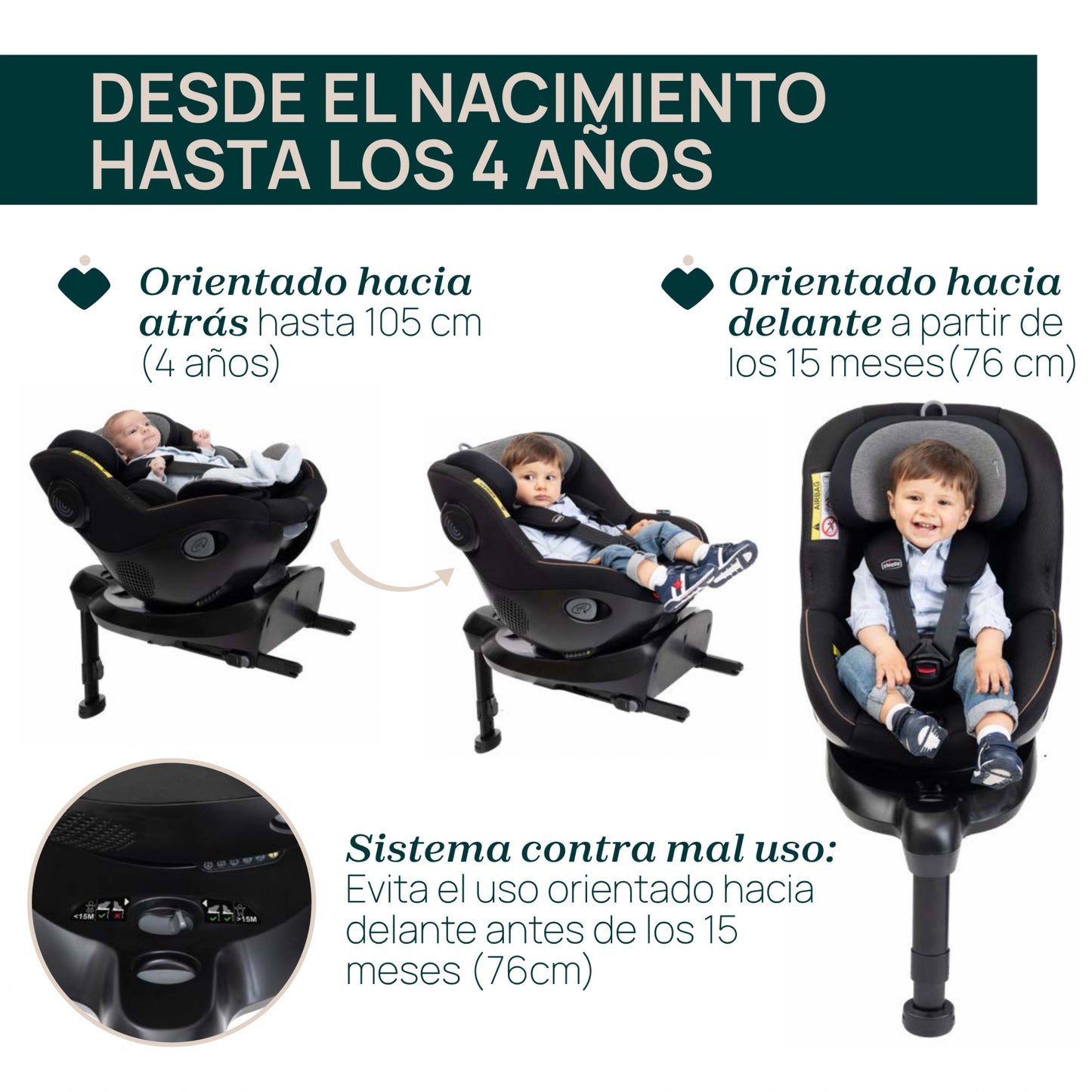 SILLA AUTO SEAT105 POSH BLACK