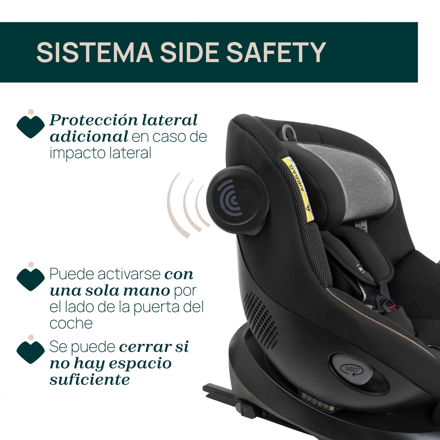 SILLA AUTO SEAT105 POSH BLACK