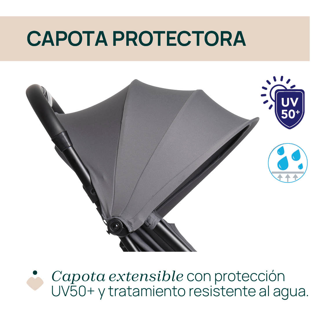 SILLA DE PASEO URBINO GRAYNESS