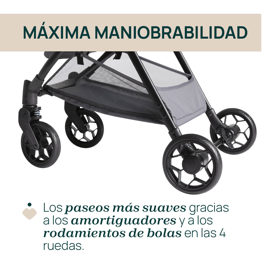 SILLA DE PASEO URBINO GRAYNESS