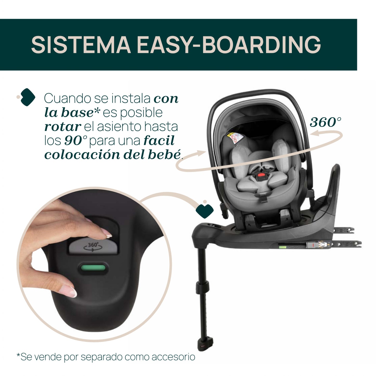 TRIO BELLAGIO C/F.SEAT RECLINE LUNAR