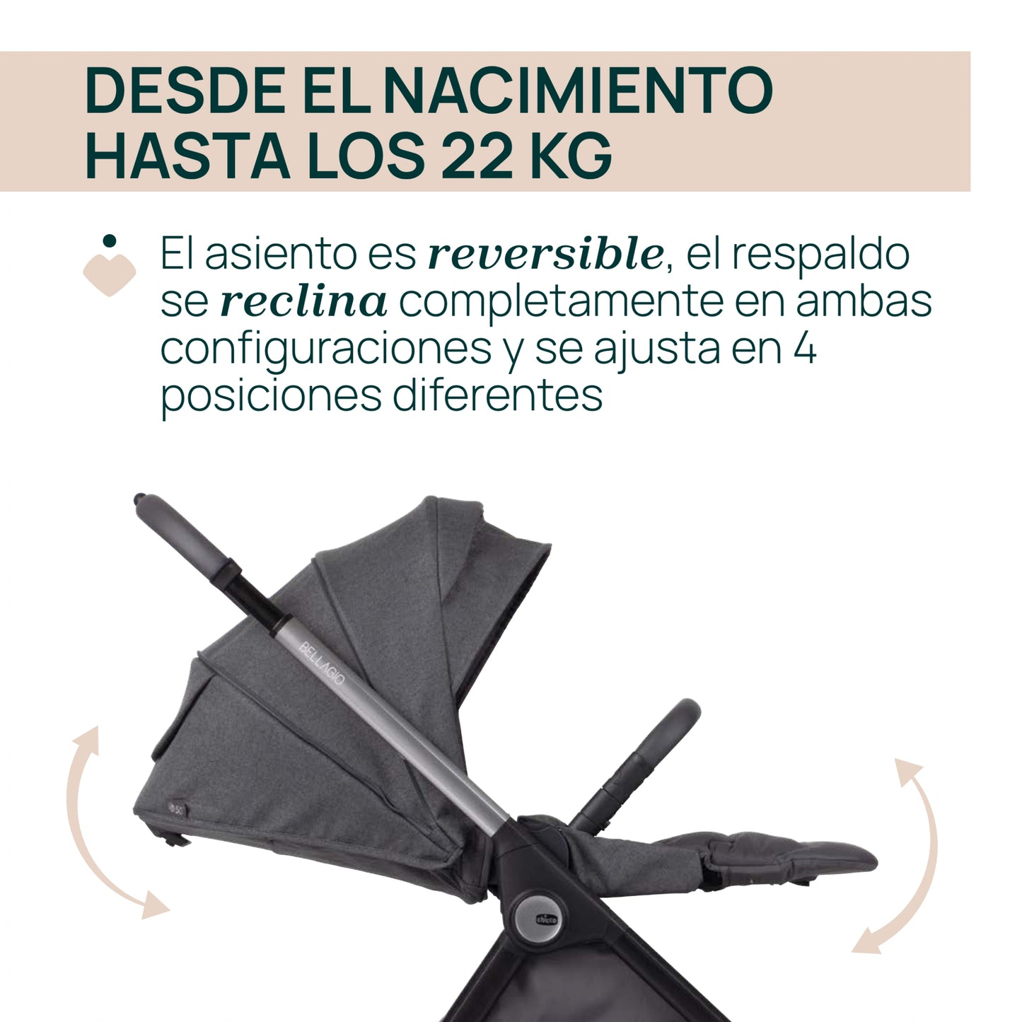 DUO BELLAGIO BLACK SATIN