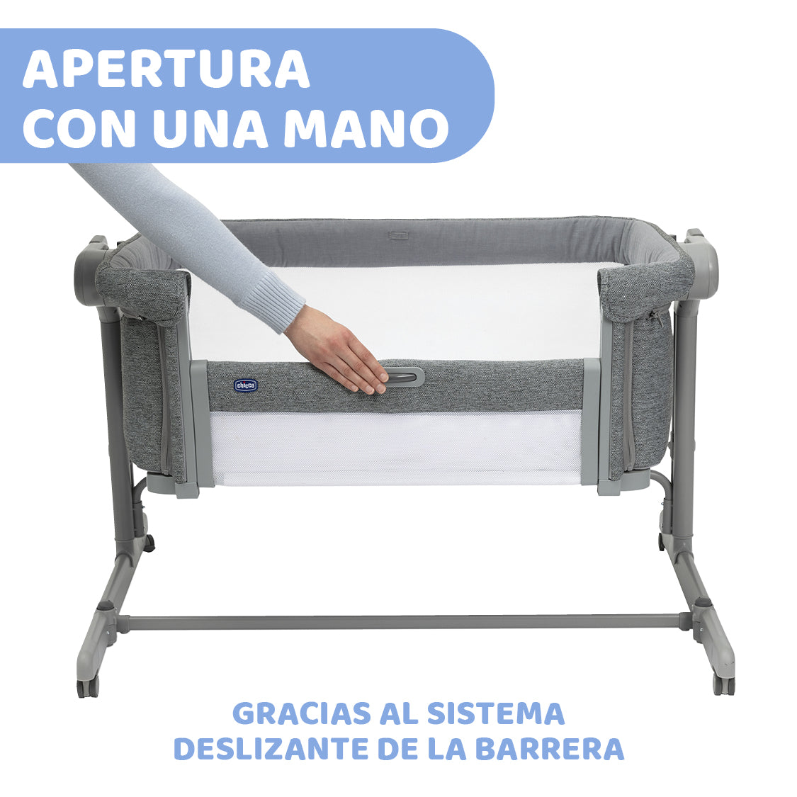 CUNA CO-SLEEP. NEXT2ME MAGIC EVO DARK GREY