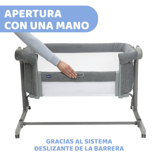 CUNA CO-SLEEP. NEXT2ME MAGIC EVO DARK GREY