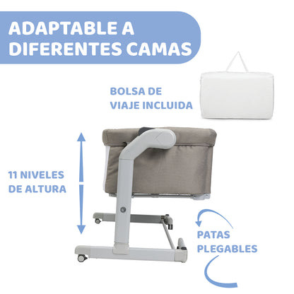 CUNA COSLEEP. NEXT2ME MAGIC EVO DESERT TAUPE