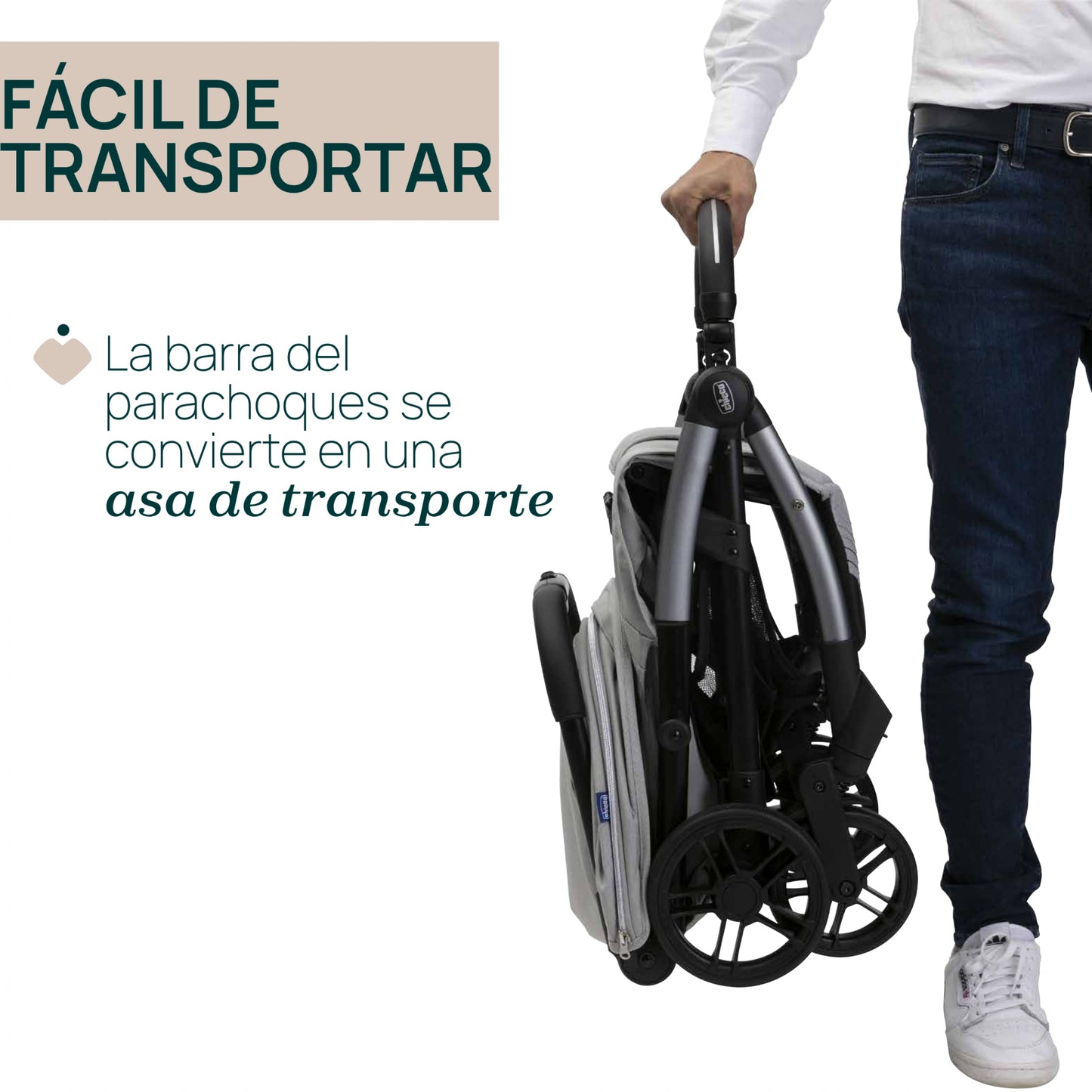 SILLA DE PASEO GOODY XPLUS PEARL GREY