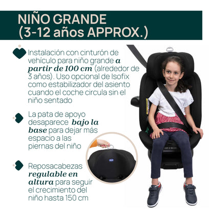 SILLA AUTO EVERONE I-SIZE BLACK