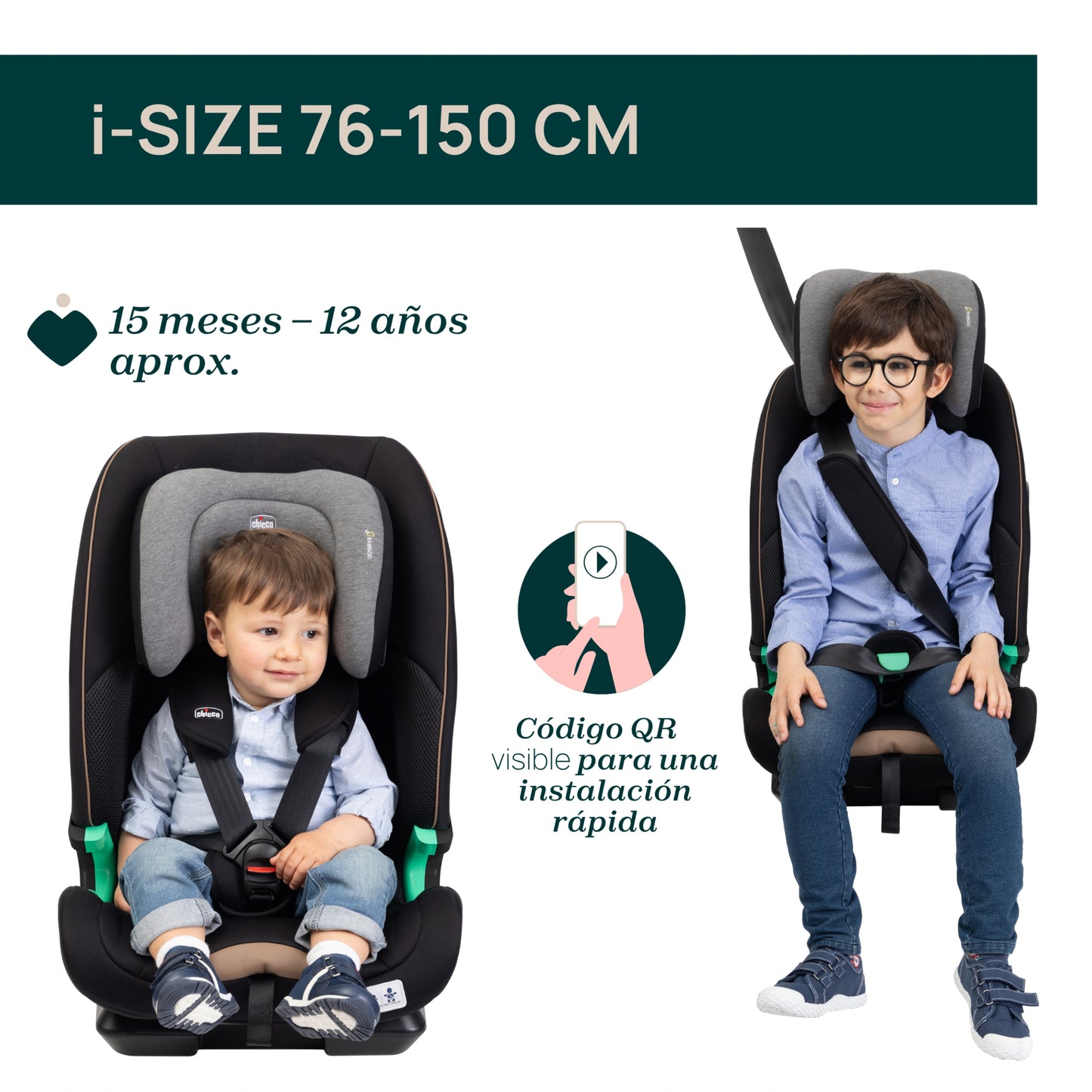 SILLA AUTO SEAT&GO IS POSH BLACK