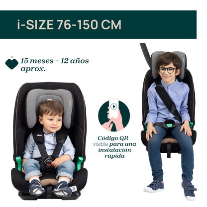 SILLA AUTO SEAT&GO IS POSH BLACK