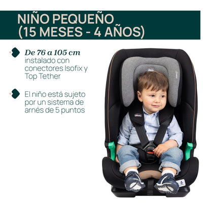 SILLA AUTO SEAT&GO IS POSH BLACK