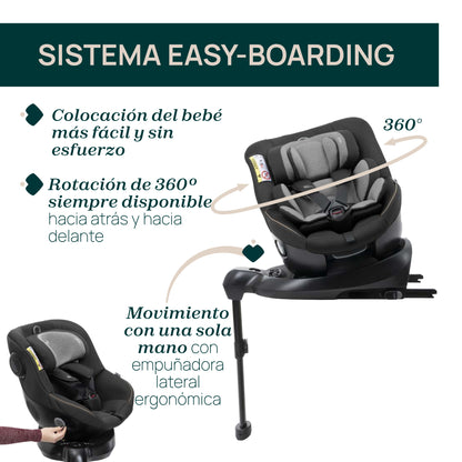 SILLA AUTO SEAT105 POSH BLACK