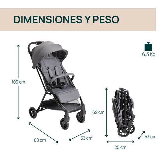 SILLA DE PASEO URBINO GRAYNESS