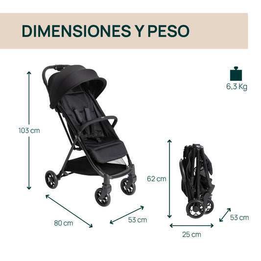 SILLA DE PASEO URBINO BLACK