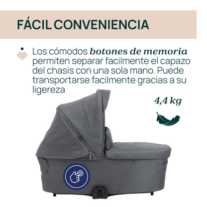 TRIO BELLAGIO C/F.SEAT RECLINE BL.SATIN