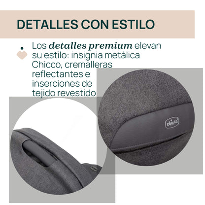 TRIO BELLAGIO C/F.SEAT RECLINE BL.SATIN